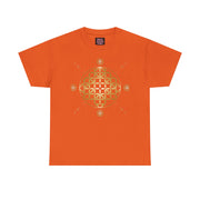 Gold Flower Of Life Unisex Graphic Tee