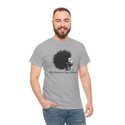 Afro Kisses & Cocoa Wishes Tee | Unisex Heavy Cotton T-Shirt for Black History Month, Celebrations, Diversity, Gift for Her