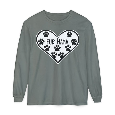 Fur Mama Long Sleeve T-Shirt | Perfect Gift for Pet Lovers | Cozy Casual Wear | Animal Lover Apparel | Birthday, Mother's Day, Pet [...]