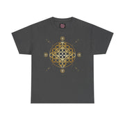 Gold Flower Of Life Unisex Graphic Tee