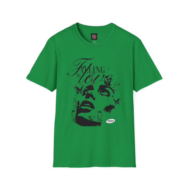 Falling in Love Unisex Softstyle T-Shirt - Romantic & Soft - Under the Stars Babe