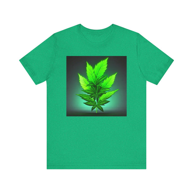 Healing Leaf Unisex Jersey Tee - Natural & Stylish - Under the Stars Babe