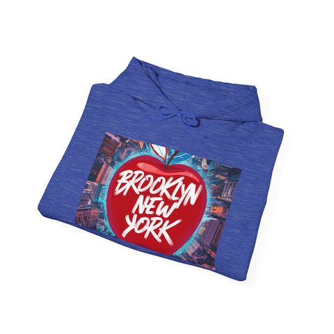 Brooklyn NY Unisex Cotton Hoodie - Under The Stars Babe