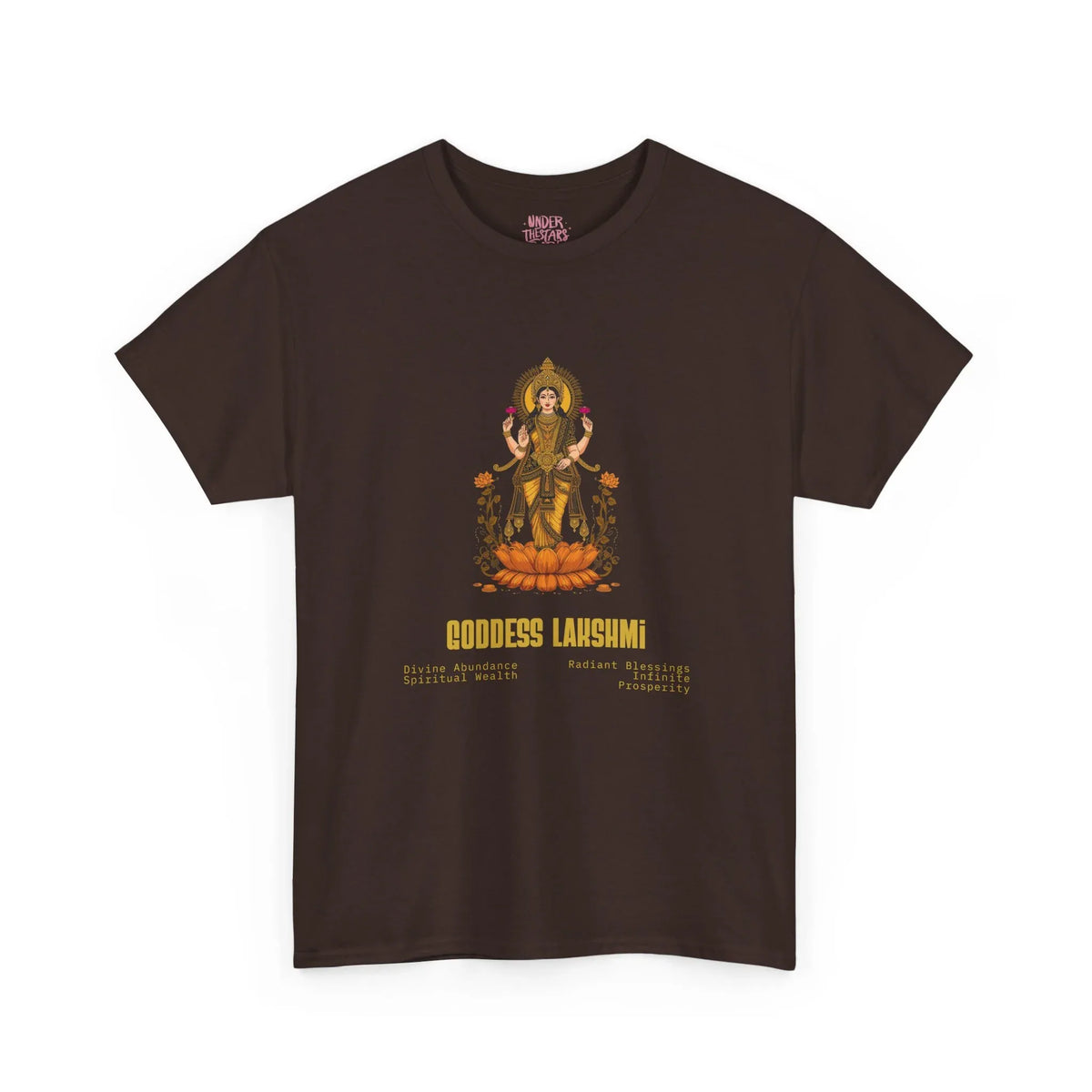Goddess Lakshmi Abundance & Blessings Tee - underthestarsbabe