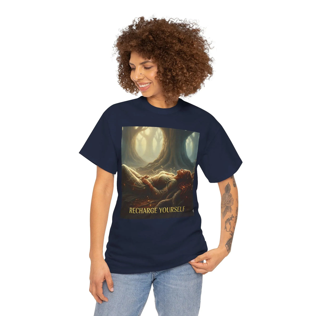 Recharge Yourself Wellness T-Shirt - underthestarsbabe