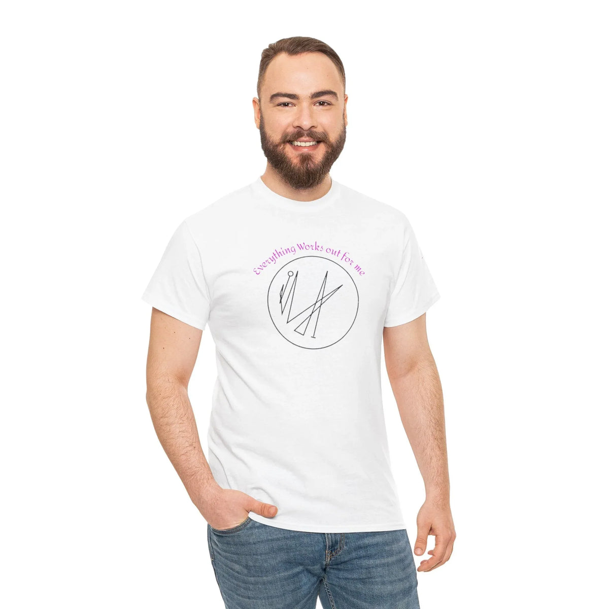 Everything Works Out For Me Sigil Energy Tee - underthestarsbabe