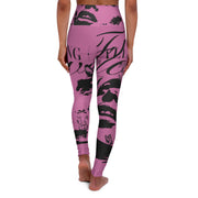 Falling in Love High-Waisted Yoga Leggings - Under the Stars Babe