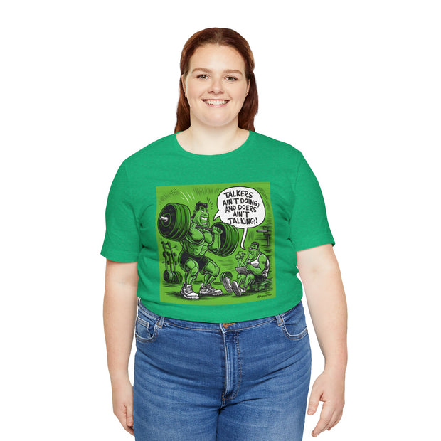 Doers Talkers Unisex Jersey Tee - Motivational & Bold - Under the Stars Babe
