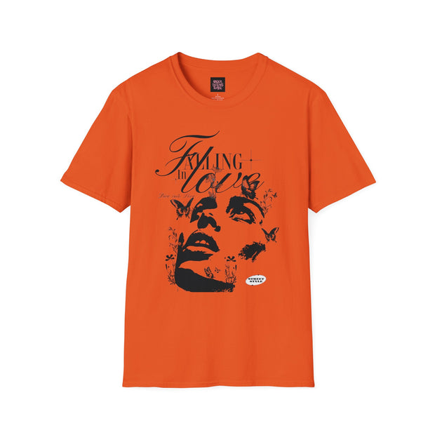 Falling in Love Unisex Softstyle T-Shirt - Romantic & Soft - Under the Stars Babe