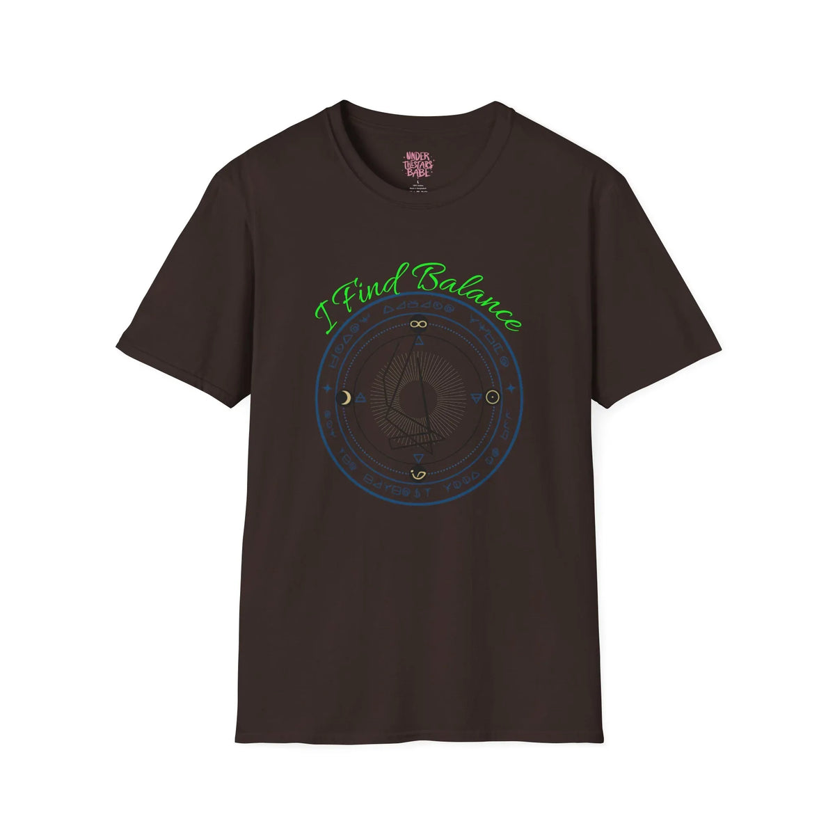 I Find Balance Sigil T-Shirt — Sigil Symbol Graphic Tee Shirt - underthestarsbabe