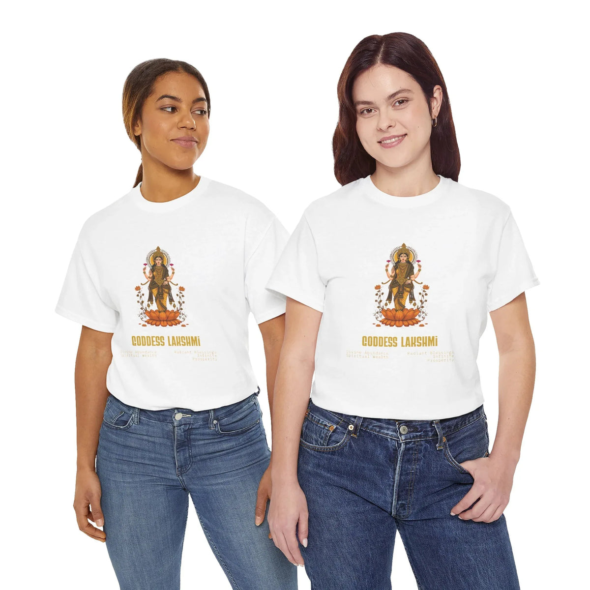 Goddess Lakshmi Abundance & Blessings Tee - underthestarsbabe