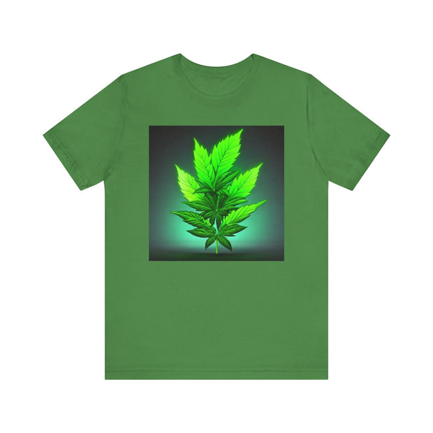 Healing Leaf Unisex Jersey Tee - Natural & Stylish - Under the Stars Babe