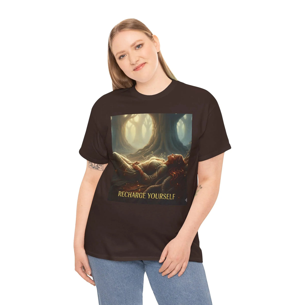 Recharge Yourself Wellness T-Shirt - underthestarsbabe