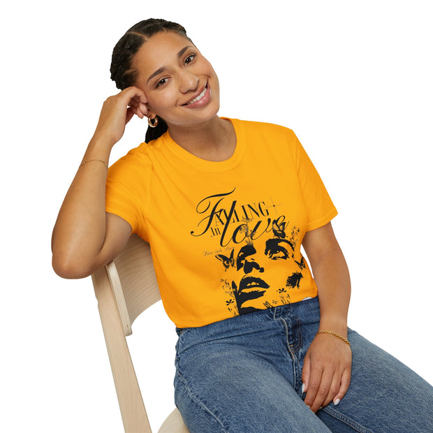 Falling in Love Unisex Softstyle T-Shirt - Romantic & Soft - Under the Stars Babe