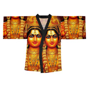 Lakshmi Long Sleeve Kimono Robe - Luxe & Flowing - Under the Stars Babe