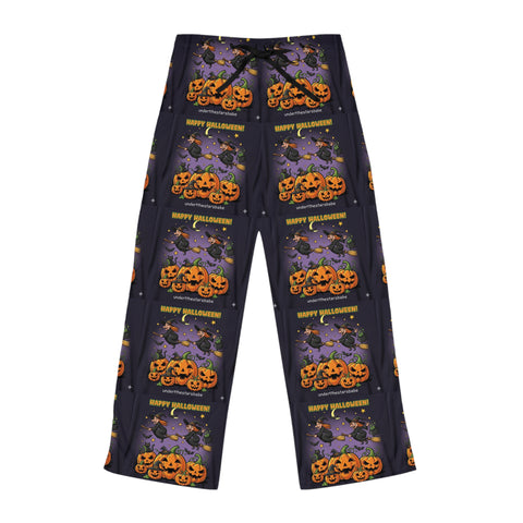 Halloween Women's Pajama Pants, Cozy Sleepwear, Festive Loungewear, Spooky Holiday Pants, Pumpkin Print PJs, Fall Gift Idea
