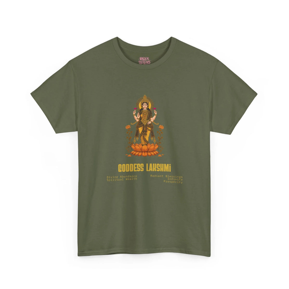 Goddess Lakshmi Abundance & Blessings Tee - underthestarsbabe