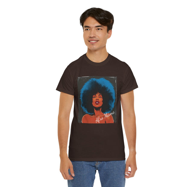 Afro Mama Unisex Heavy Cotton Tee - Unique & Bold - Under the Stars Babe