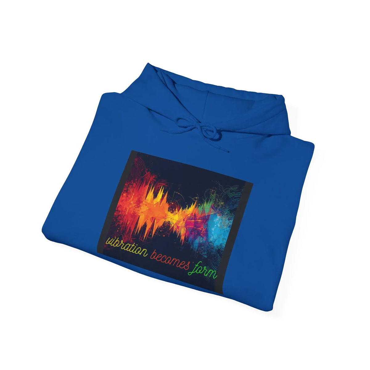 Energy Hoodie — "Vibration Becomes Form" Graphic Hoodie - underthestarsbabe