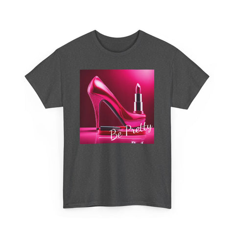 Lipstick & High Heels Unisex Cotton Tee - Trendy - Under the Stars Babe