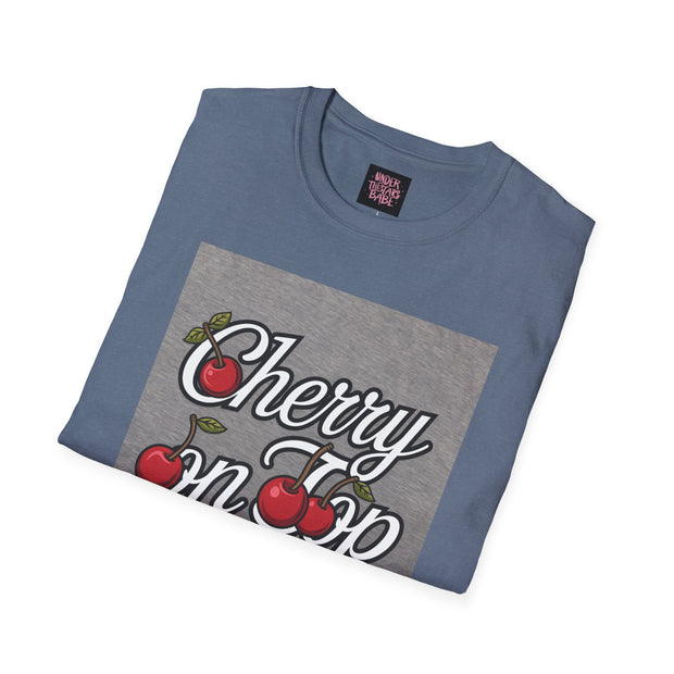 Cherry On Top Unisex Softstyle T-Shirt - Under The Stars Babe