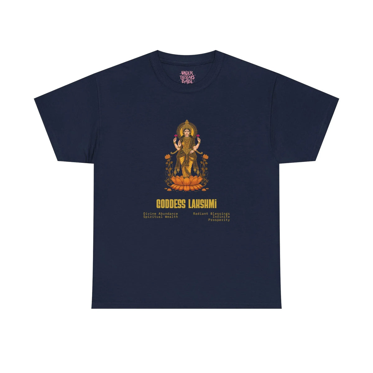 Goddess Lakshmi Abundance & Blessings Tee - underthestarsbabe