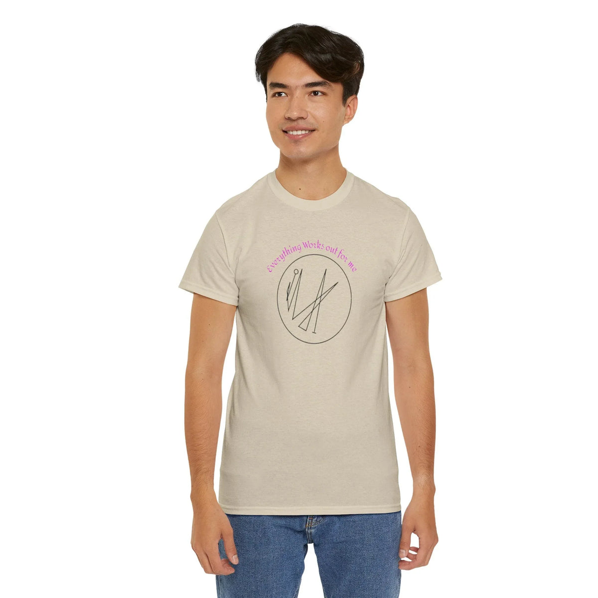 Everything Works Out For Me Sigil Energy Tee - underthestarsbabe