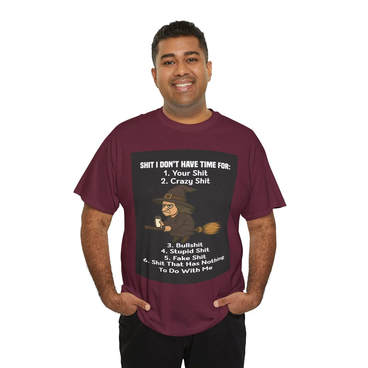 Cotton Tee S**t I Don't Have Time For List Shirt - underthestarsbabe