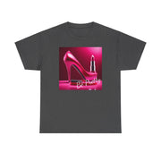 Lipstick & High Heels Unisex Cotton Tee - Trendy - Under the Stars Babe