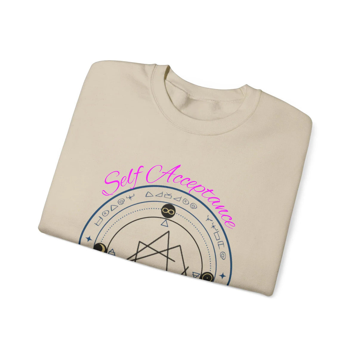 I Choose to Fully Accept Myself Sigil Crewneck Sweatshirt - underthestarsbabe