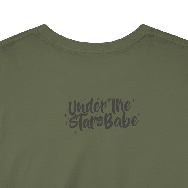 Neon Under the Stars Babe Heavy Cotton Tee - Bold & Trendy