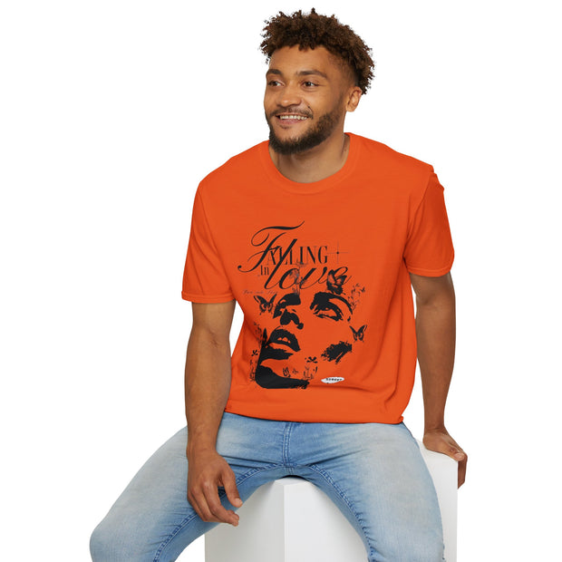 Falling in Love Unisex Softstyle T-Shirt - Romantic & Soft - Under the Stars Babe