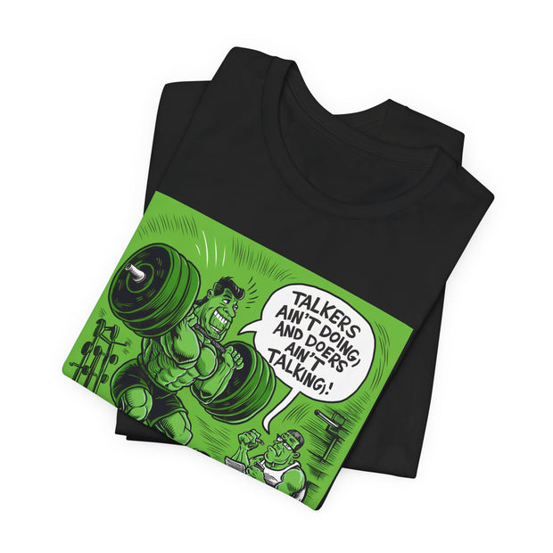 Doers Talkers Unisex Jersey Tee - Motivational & Bold - Under the Stars Babe