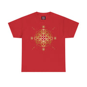 Gold Flower Of Life Unisex Graphic Tee