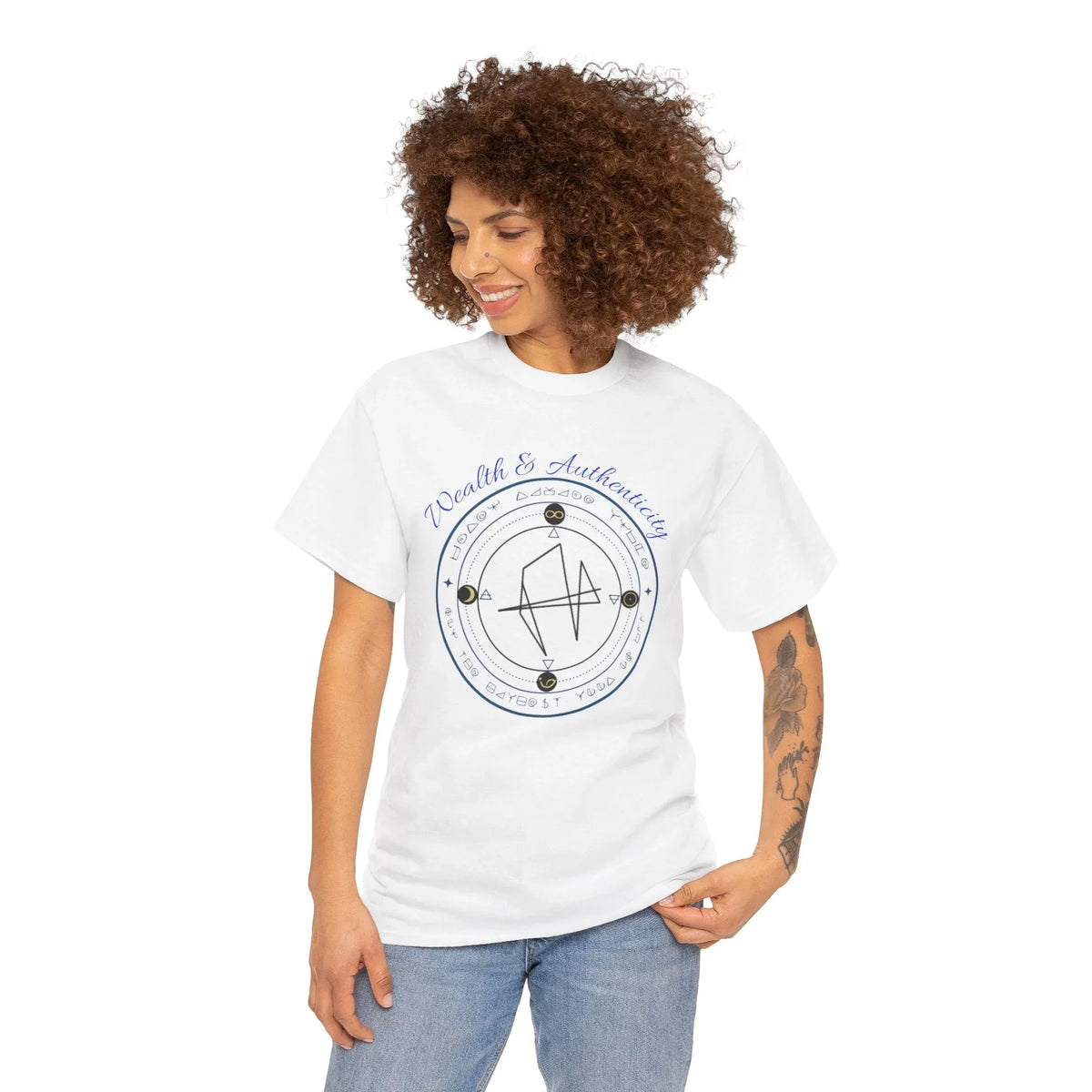 Wealth & Authenticity Sigil T-Shirt - underthestarsbabe