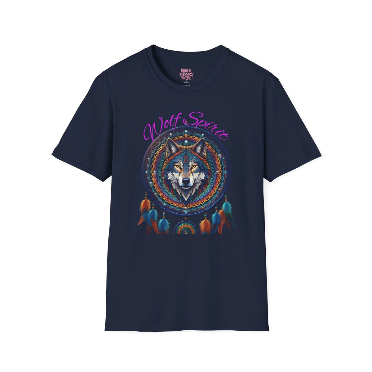 Wolf Dreamcatcher T-Shirt — Native Spirit Animal Graphic Tee - underthestarsbabe