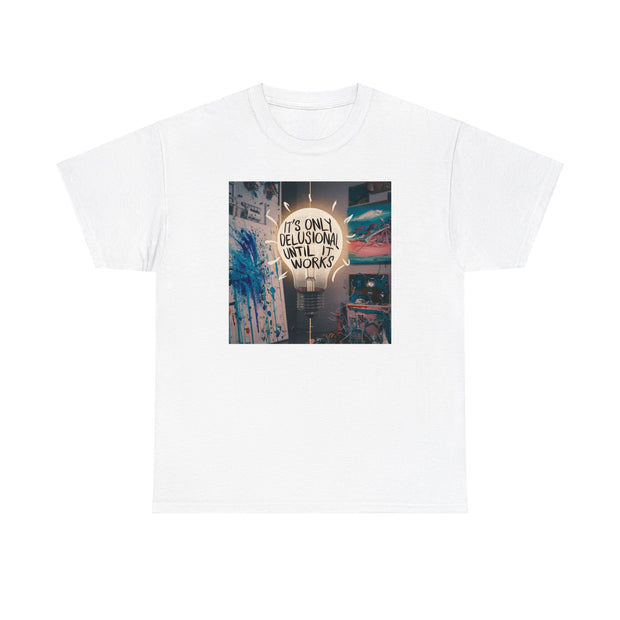 Delusional Unisex Heavy Cotton Tee - Fun & Edgy - Under the Stars Babe