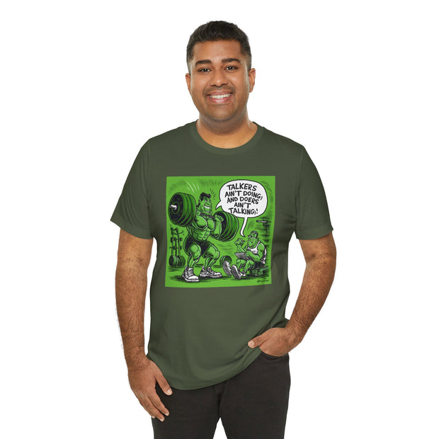 Doers Talkers Unisex Jersey Tee - Motivational & Bold - Under the Stars Babe