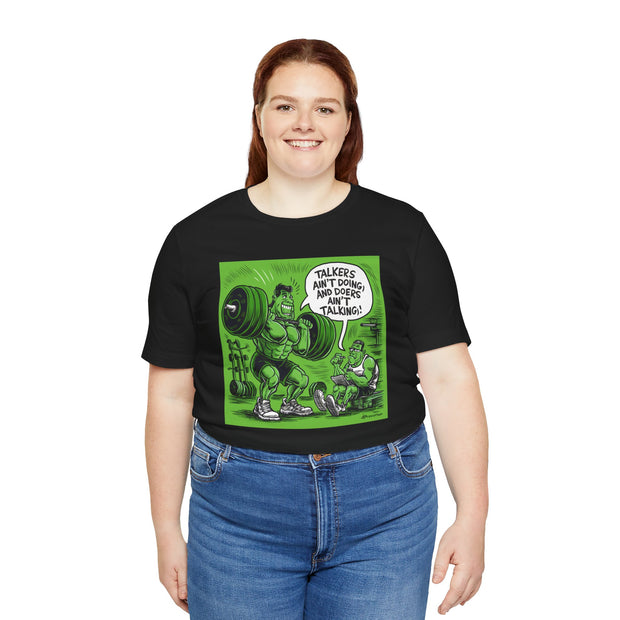 Doers Talkers Unisex Jersey Tee - Motivational & Bold - Under the Stars Babe