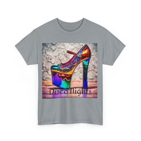 Disco Nights Unisex Heavy Cotton Tee - Retro Vibes - Under the Stars Babe