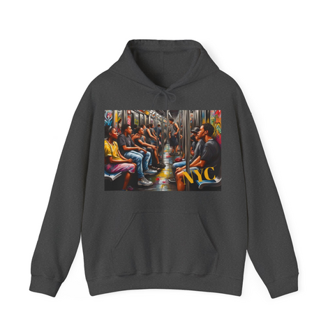 NYC Subway Design Hoodie - Under the Stars Babe