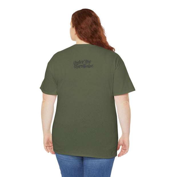 Neon Under the Stars Babe Heavy Cotton Tee - Bold & Trendy