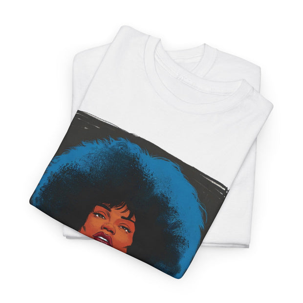 Afro Mama Unisex Heavy Cotton Tee - Unique & Bold - Under the Stars Babe