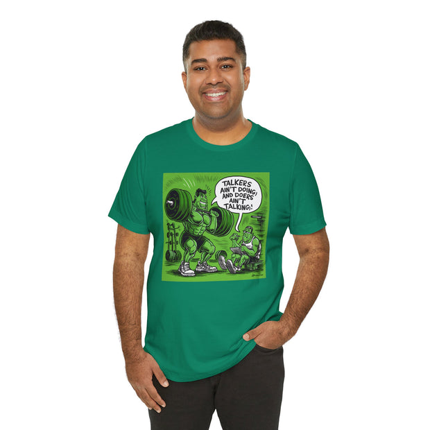 Doers Talkers Unisex Jersey Tee - Motivational & Bold - Under the Stars Babe
