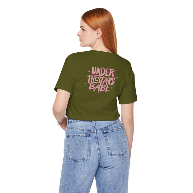 Essential Unisex Jersey Short Sleeve Tee - Classic & Comfortable - Under the Stars Babe