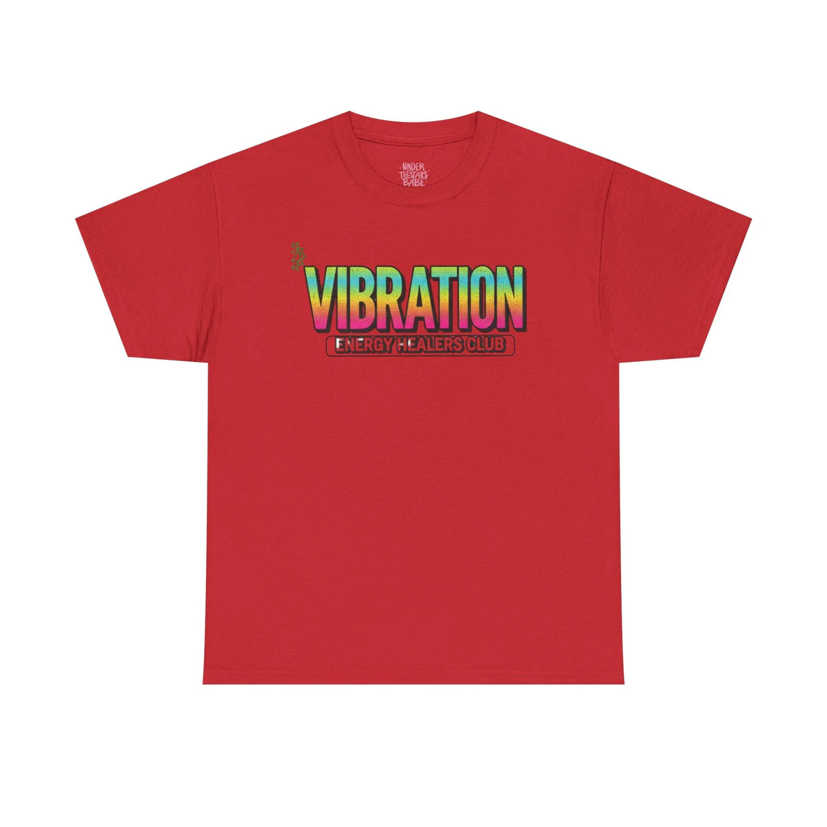 Vibration Healers Club Tee — Spiritual Energy Graphic T‑Shirt - underthestarsbabe