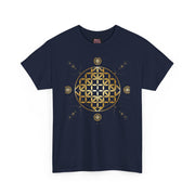 Gold Flower Of Life Unisex Graphic Tee