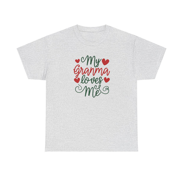 My Granma Loves Me Unisex Cotton Tee - Heartfelt Gift - Under the Stars Babe