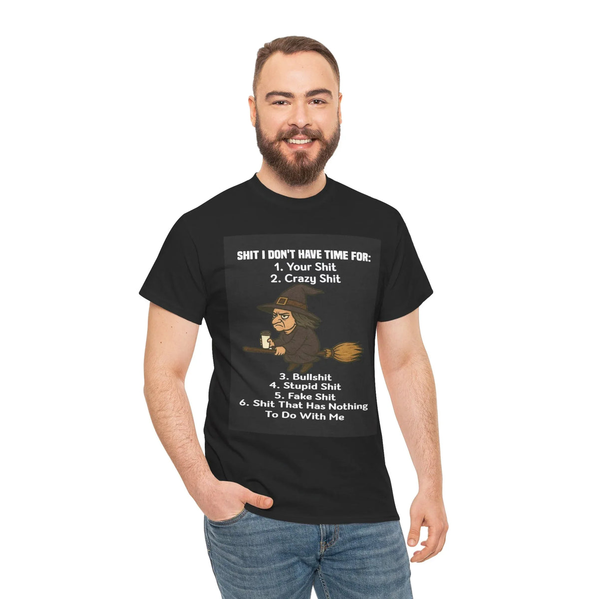 Cotton Tee S**t I Don't Have Time For List Shirt - underthestarsbabe