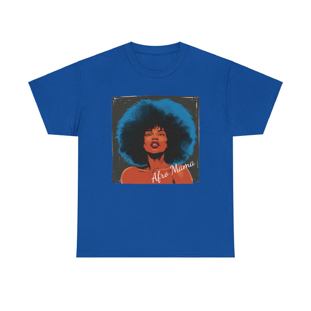 Afro Mama Unisex Heavy Cotton Tee - Unique & Bold - Under the Stars Babe